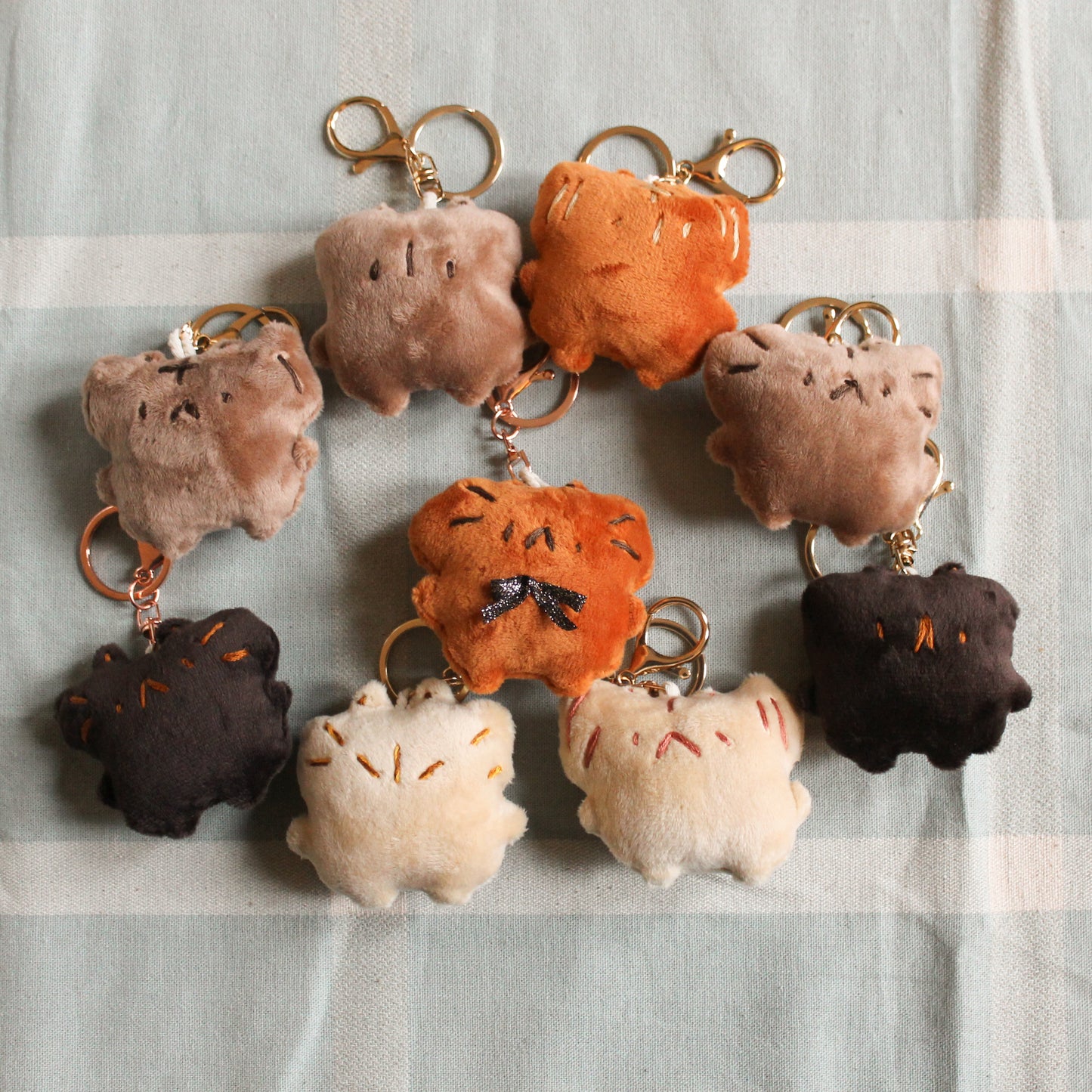 Handmade plush keychain batch 1