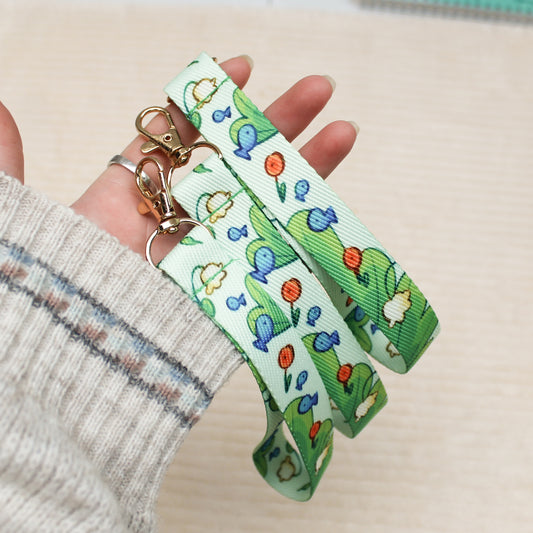 Floral Vibes Wrist Lanyard