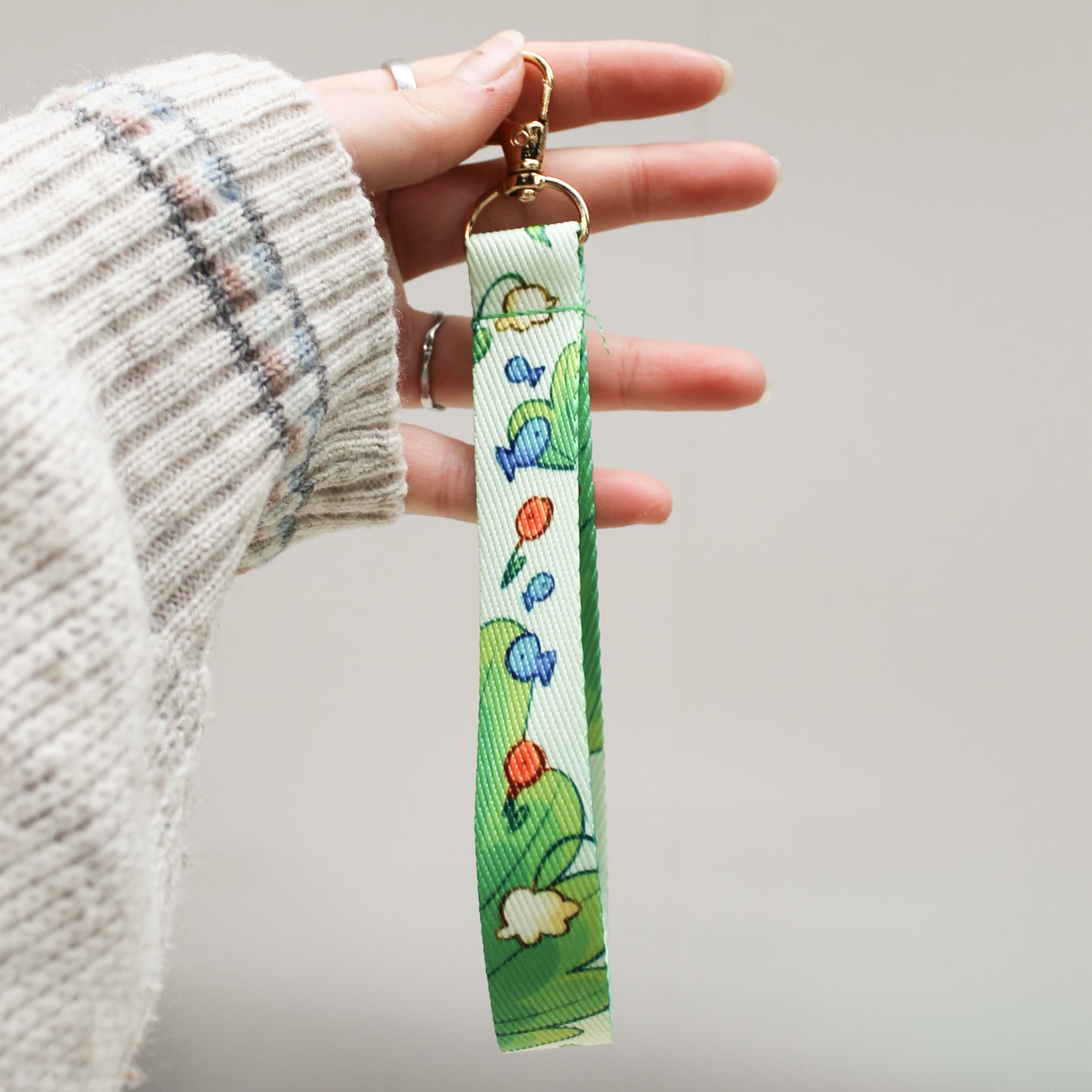 Floral Vibes Wrist Lanyard