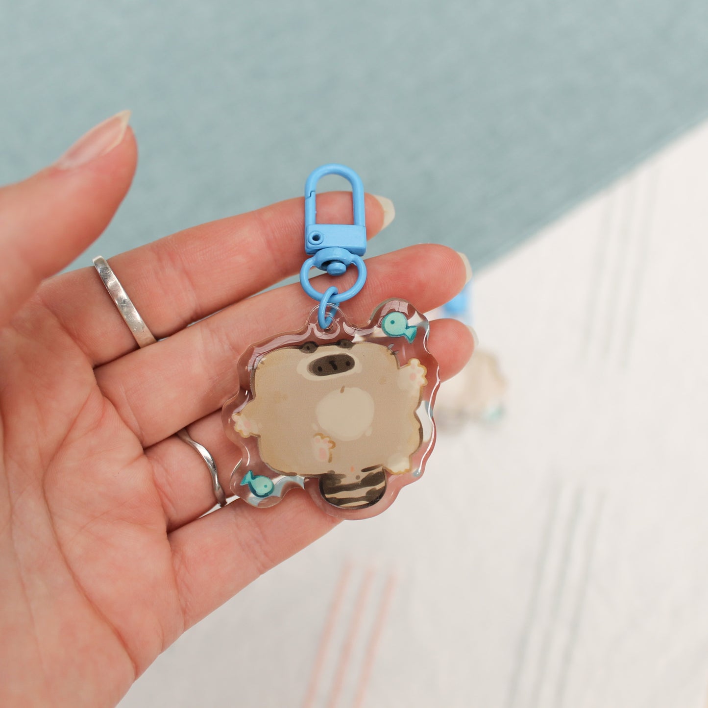 Pedro the Trashpanda Keychain