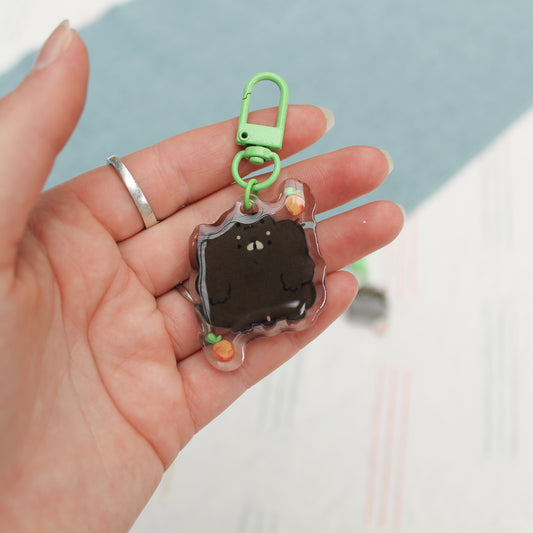 Marv the Bunny Keychain