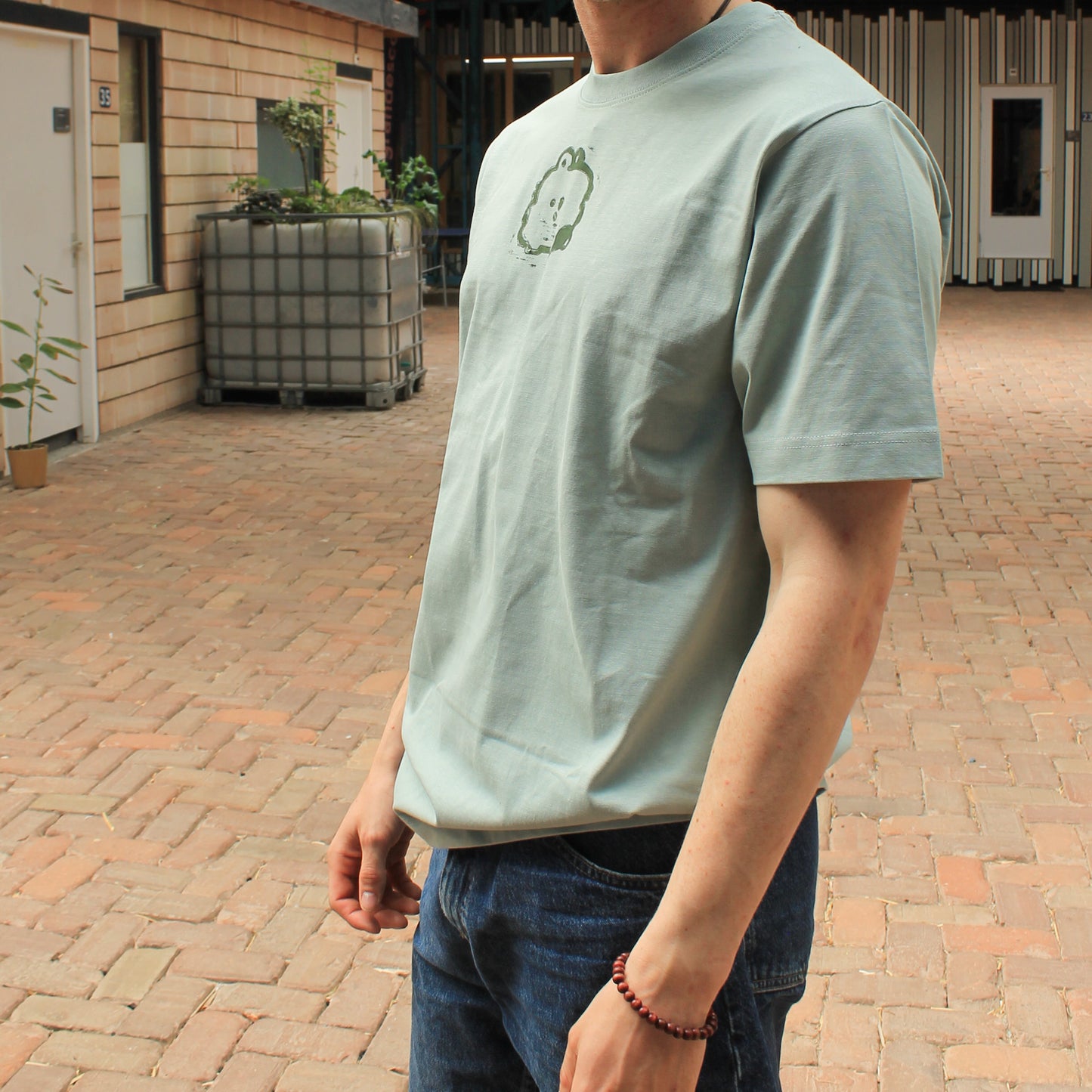 Floral Babies Lino Shirt Press 2