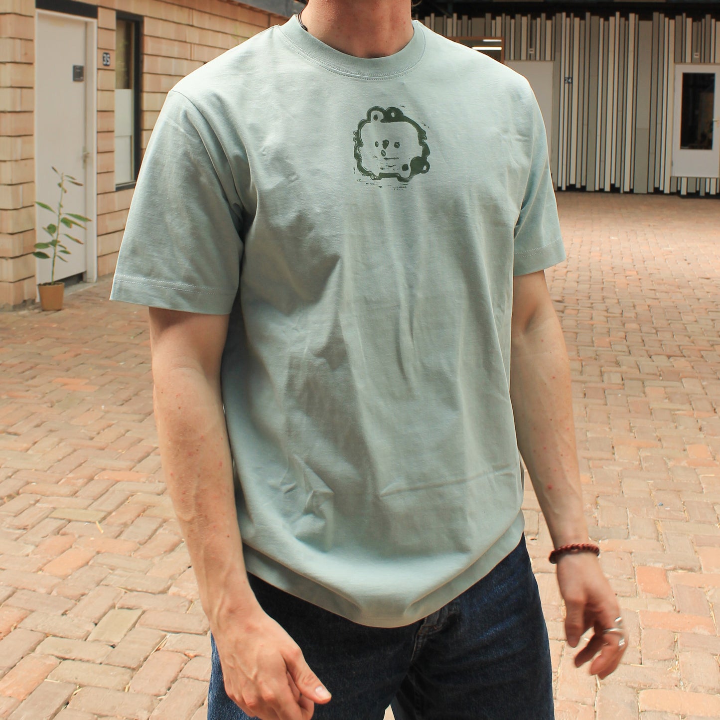 Floral Babies Lino Shirt Press 2