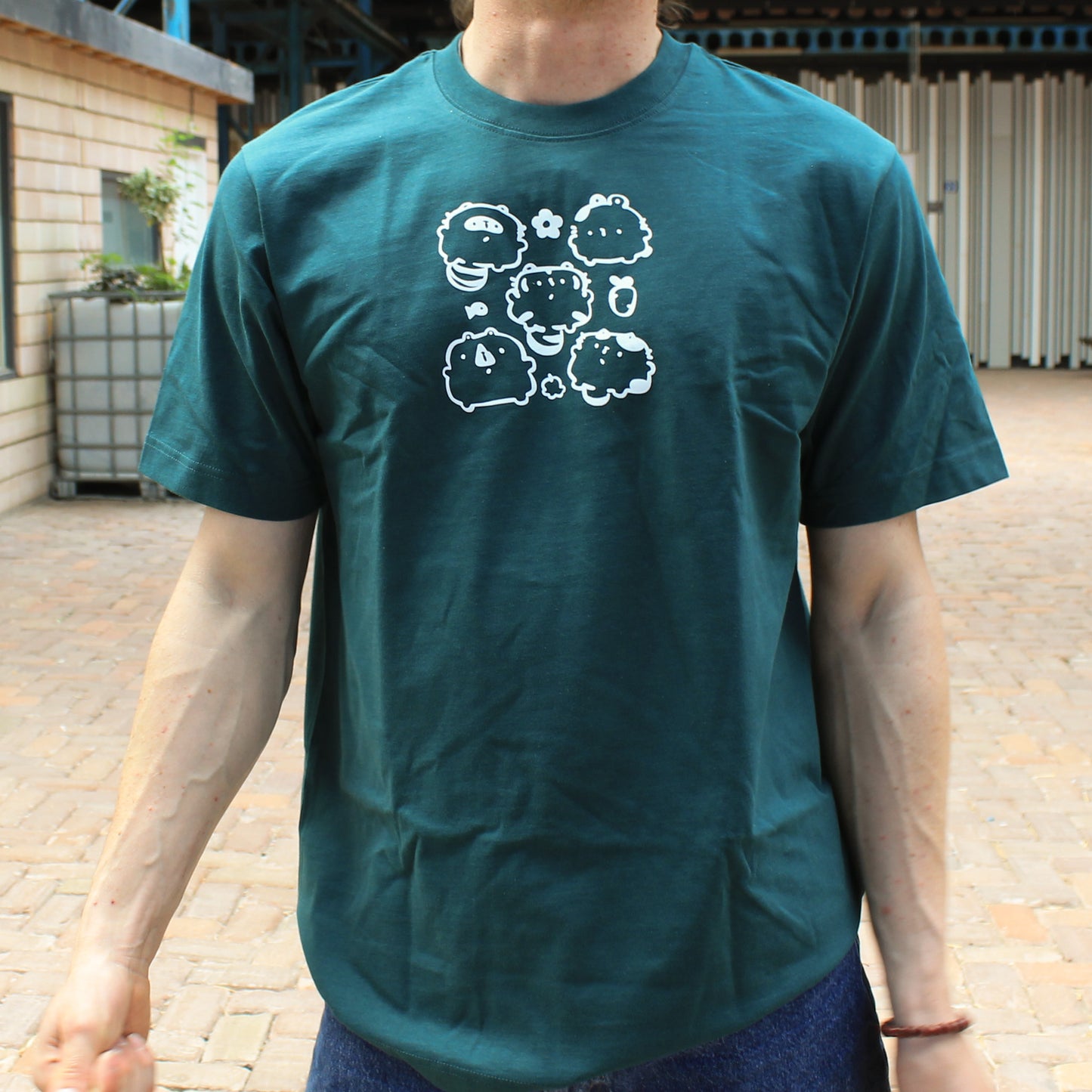 Comfy Friends Shirt Dark Green