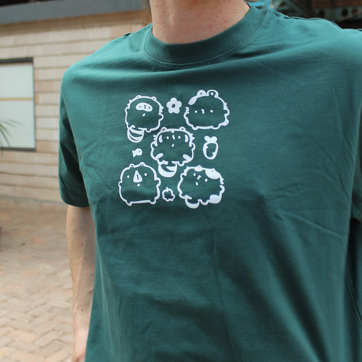 Comfy Friends Shirt Dark Green