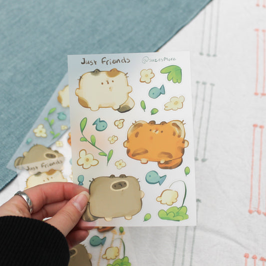 Just Friends Stickersheet