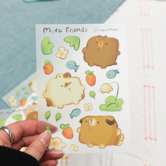 More Friends Stickersheet