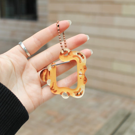 Wonky Chonky Tiger Carabiner