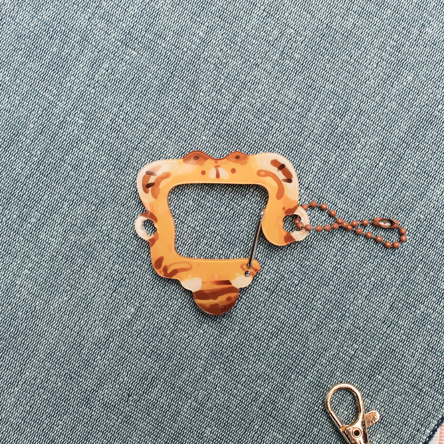 Wonky Chonky Tiger Carabiner