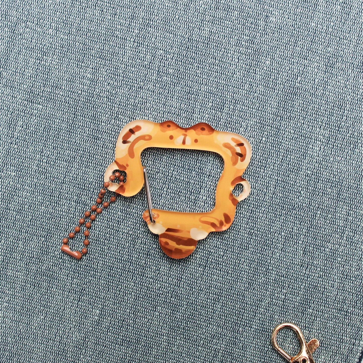 Wonky Chonky Tiger Carabiner