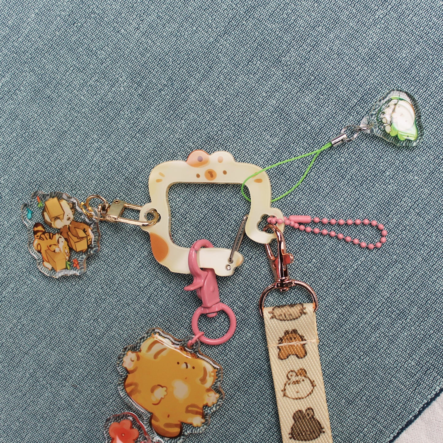 Wonky Chonky Bunny Carabiner