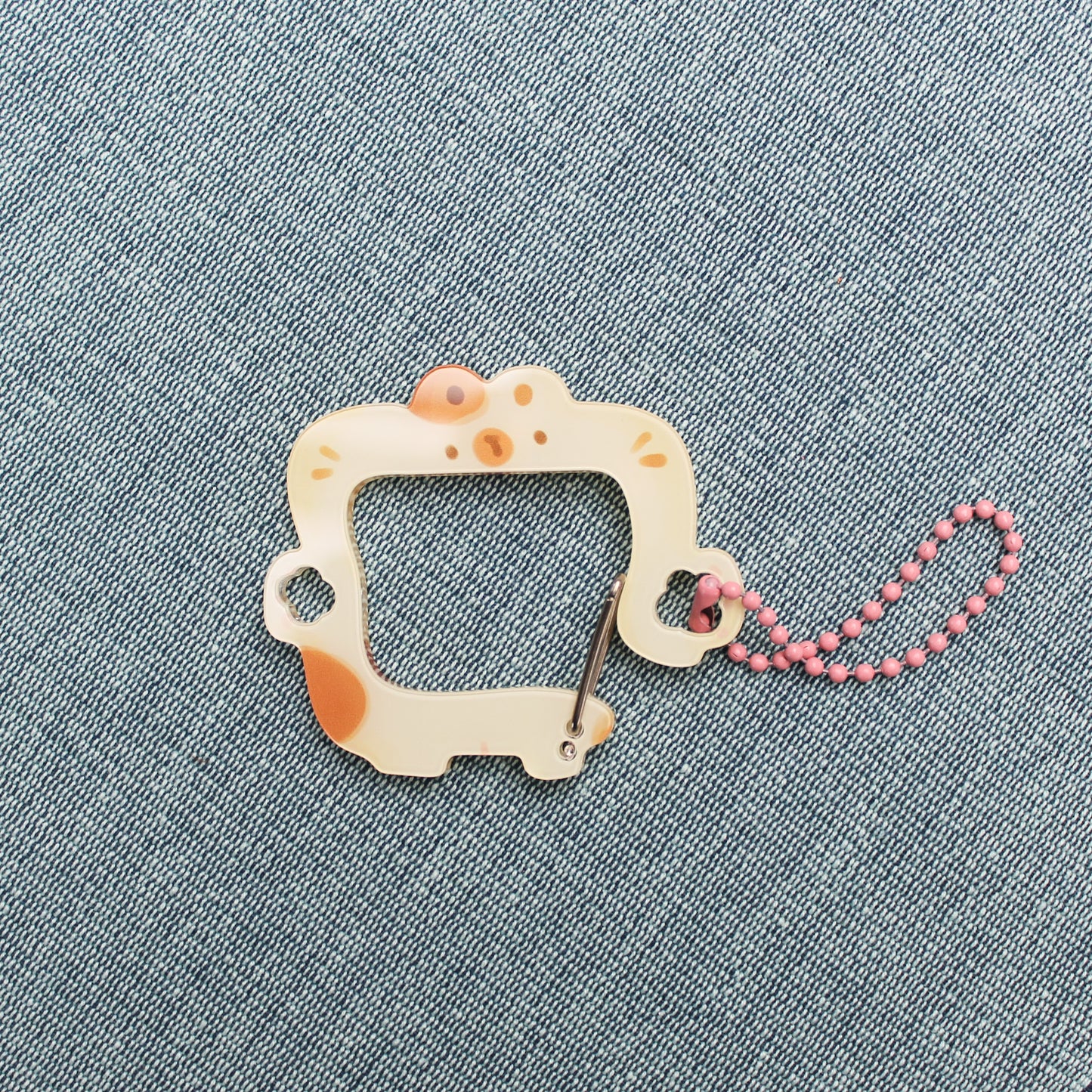 Wonky Chonky Bunny Carabiner