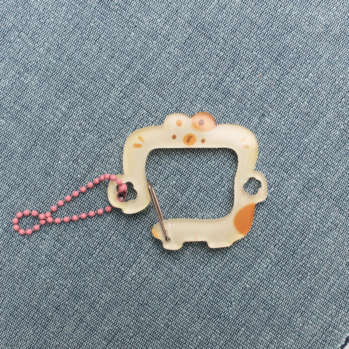 Wonky Chonky Bunny Carabiner