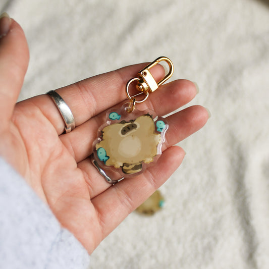 Pedro the Raccoon Keychain