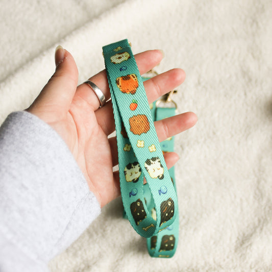 Cozy Blues Wrist Lanyard