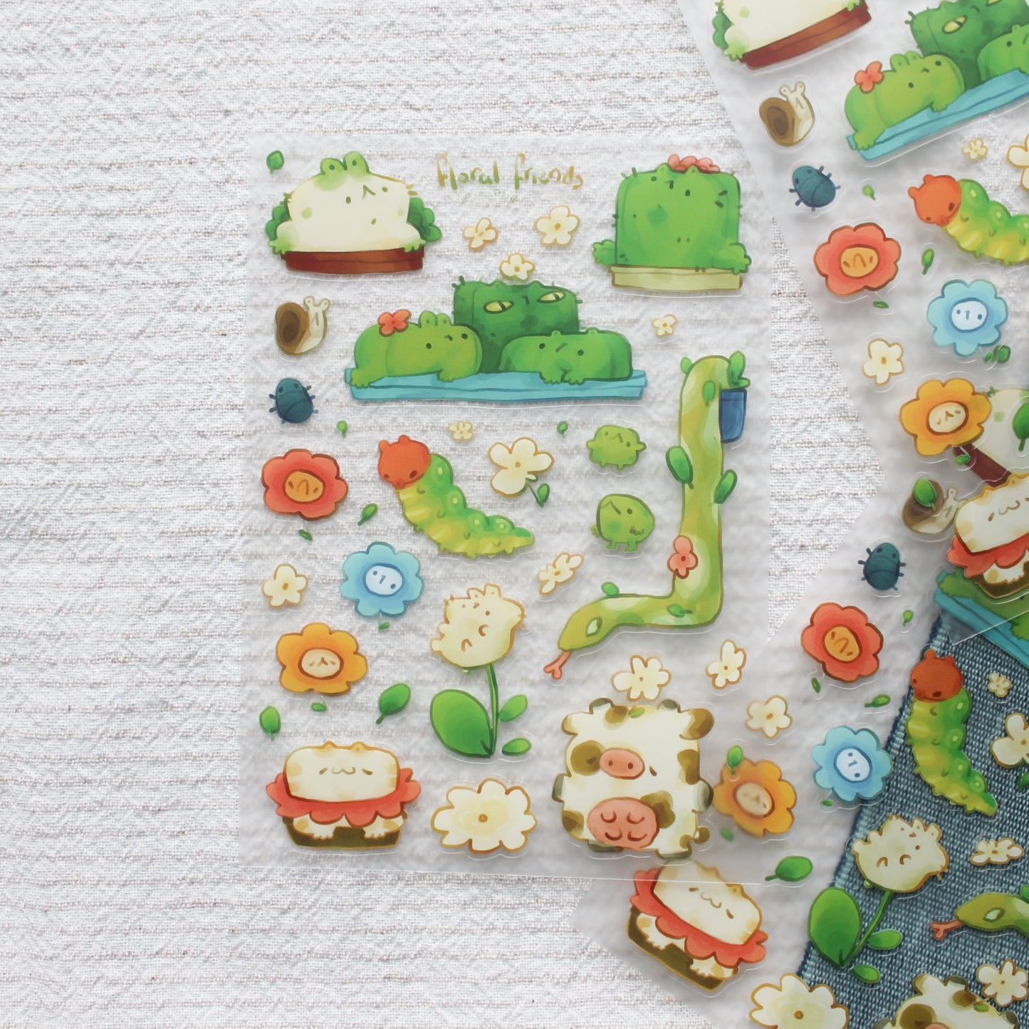 Floral Friends Stickersheet