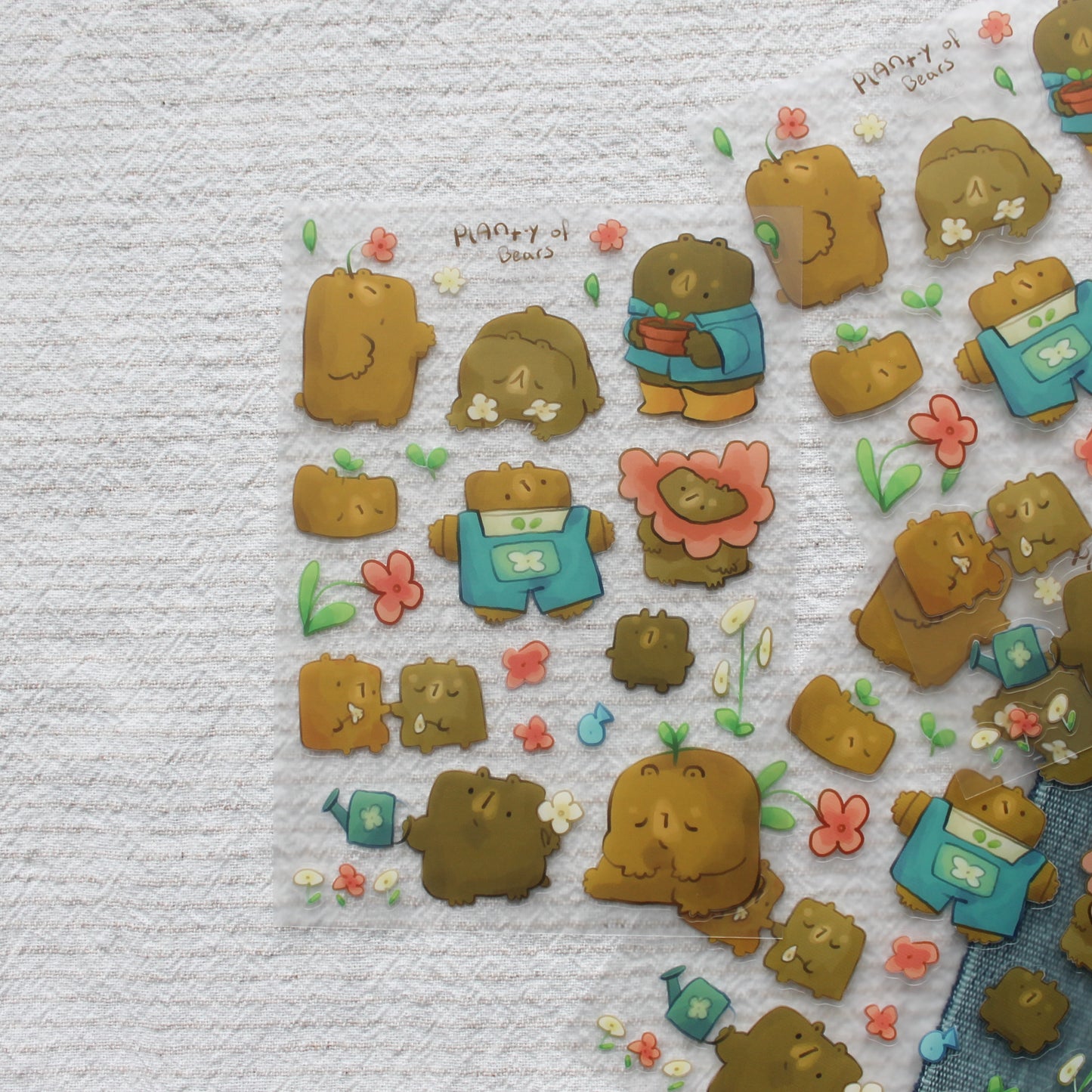 Planty of Bears Stickersheet