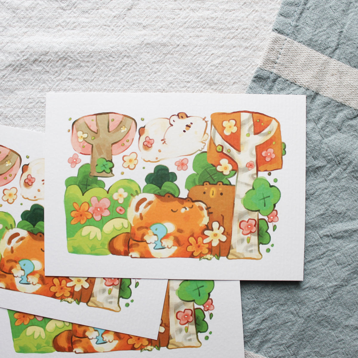 Summery Cozy Postcard