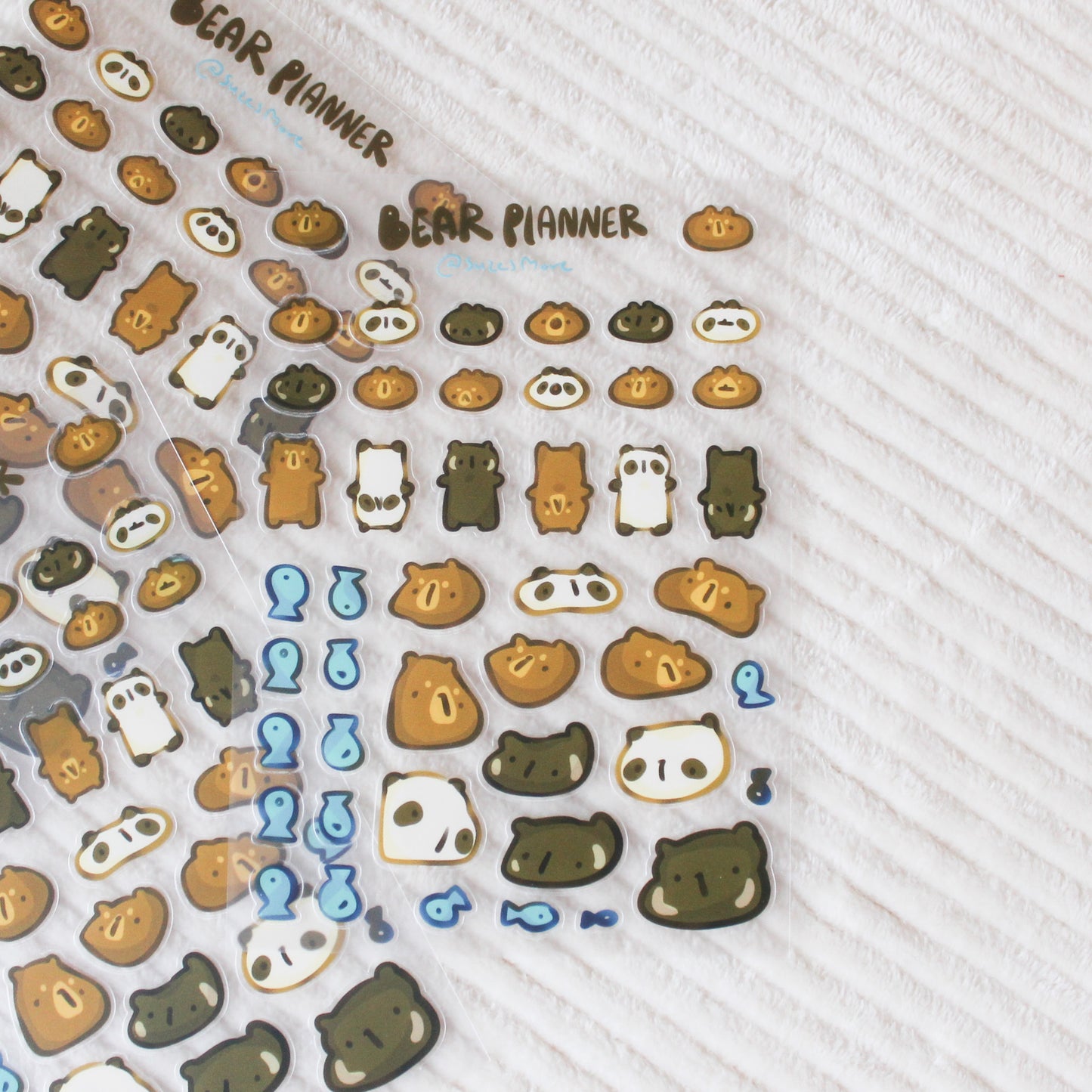 Bear Planner Stickersheet