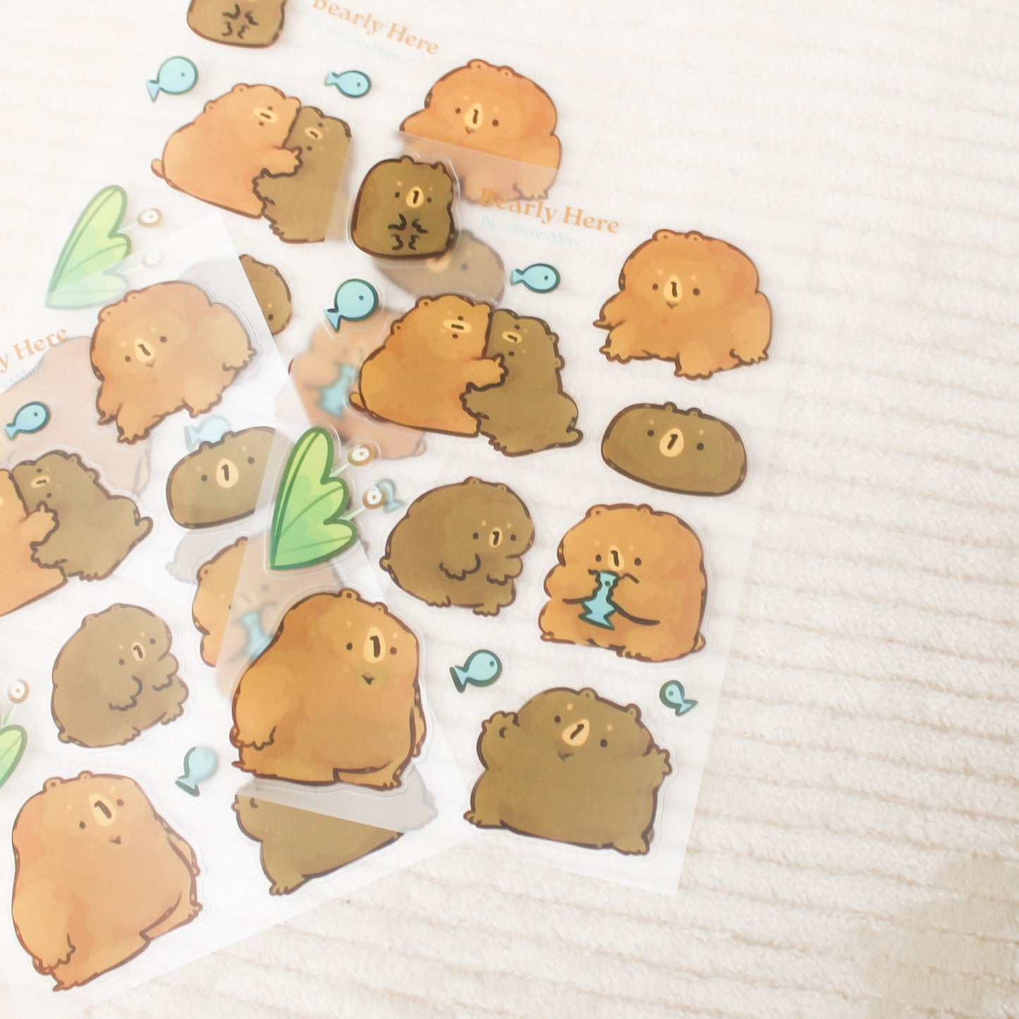 Bearly here Stickersheet
