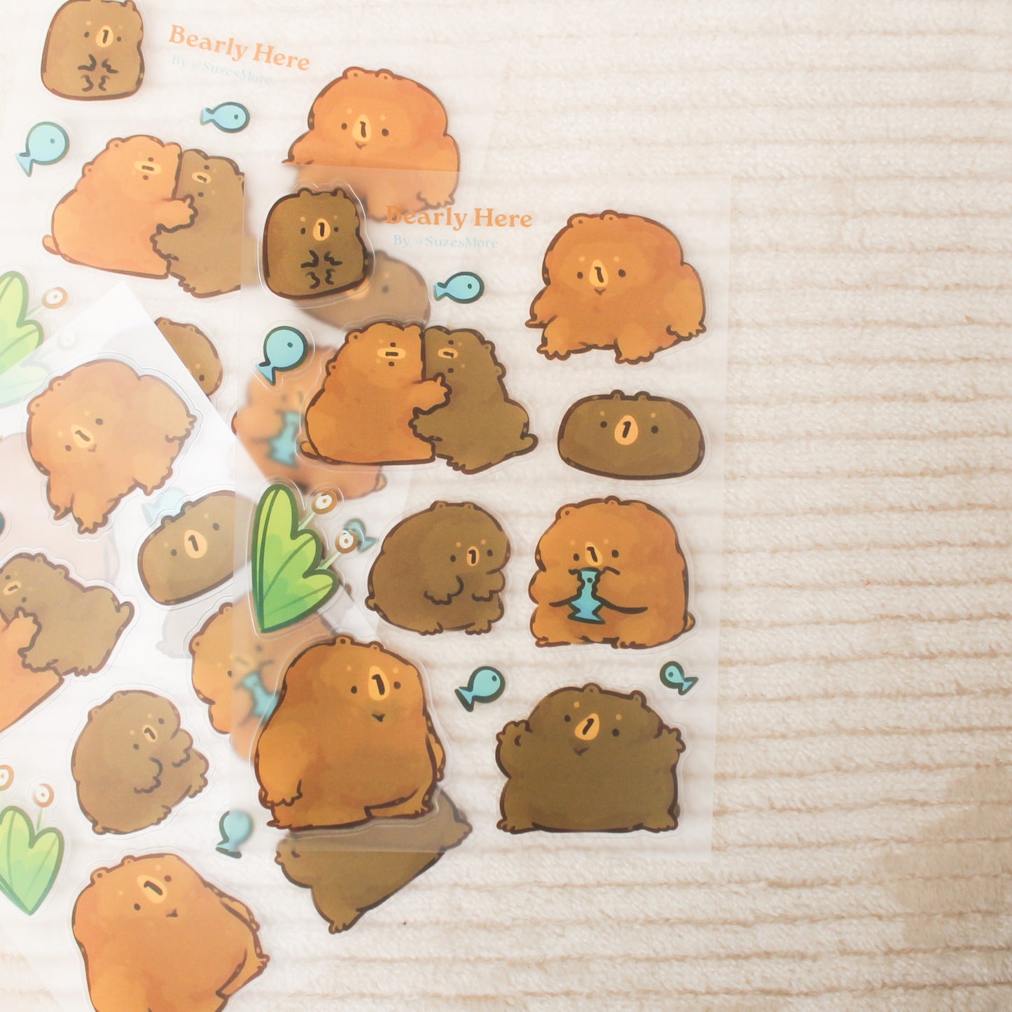 Bearly here Stickersheet