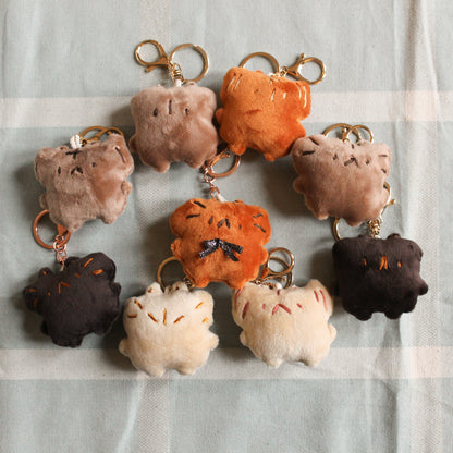 Handmade plush keychain batch 1