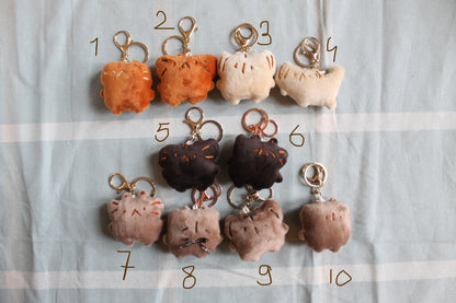 Handmade plush keychain batch 2