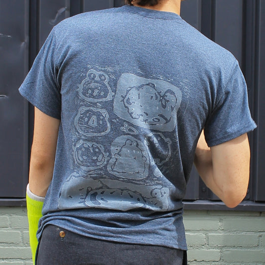 Gray Chonks Shirt | Handprinted