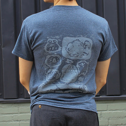 Gray Chonks Shirt | Handprinted