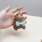 Handmade plush keychain | Brown