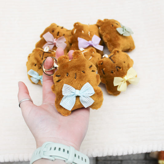 Handmade plush keychain | Fluffy