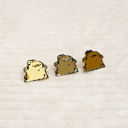 Poko Mini Buns Enamel Pins