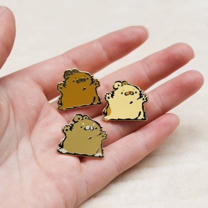 Poko Mini Buns Enamel Pins