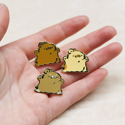 Poko Mini Buns Enamel Pins