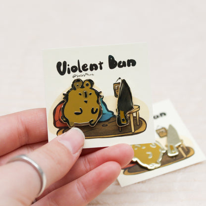 Violent Bun Mini Pin Set