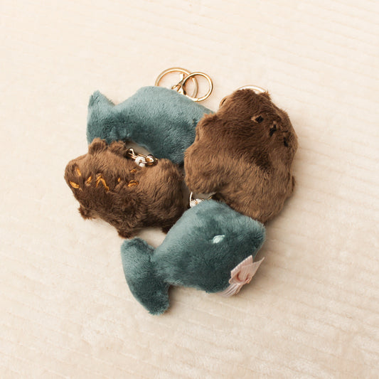 Handmade plush keychain | Left overs from last batch!