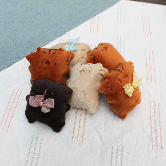 Handmade Tigers and Bear Mini Plush