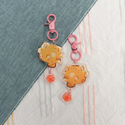Linked Tiger keychain