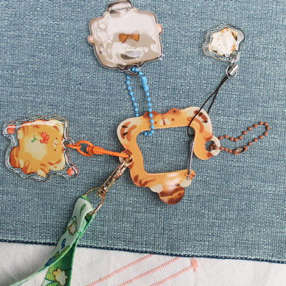 Wonky Chonky Tiger Carabiner