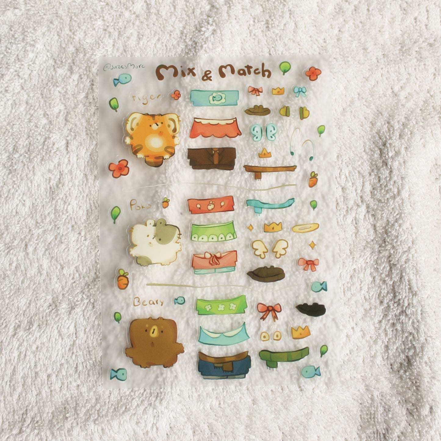 Mix & Match Stickersheet