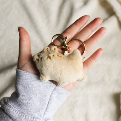Handmade plush Blondies keychain