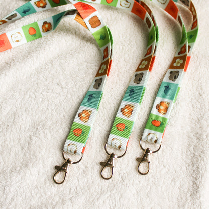Square Cuties Neck Lanyard