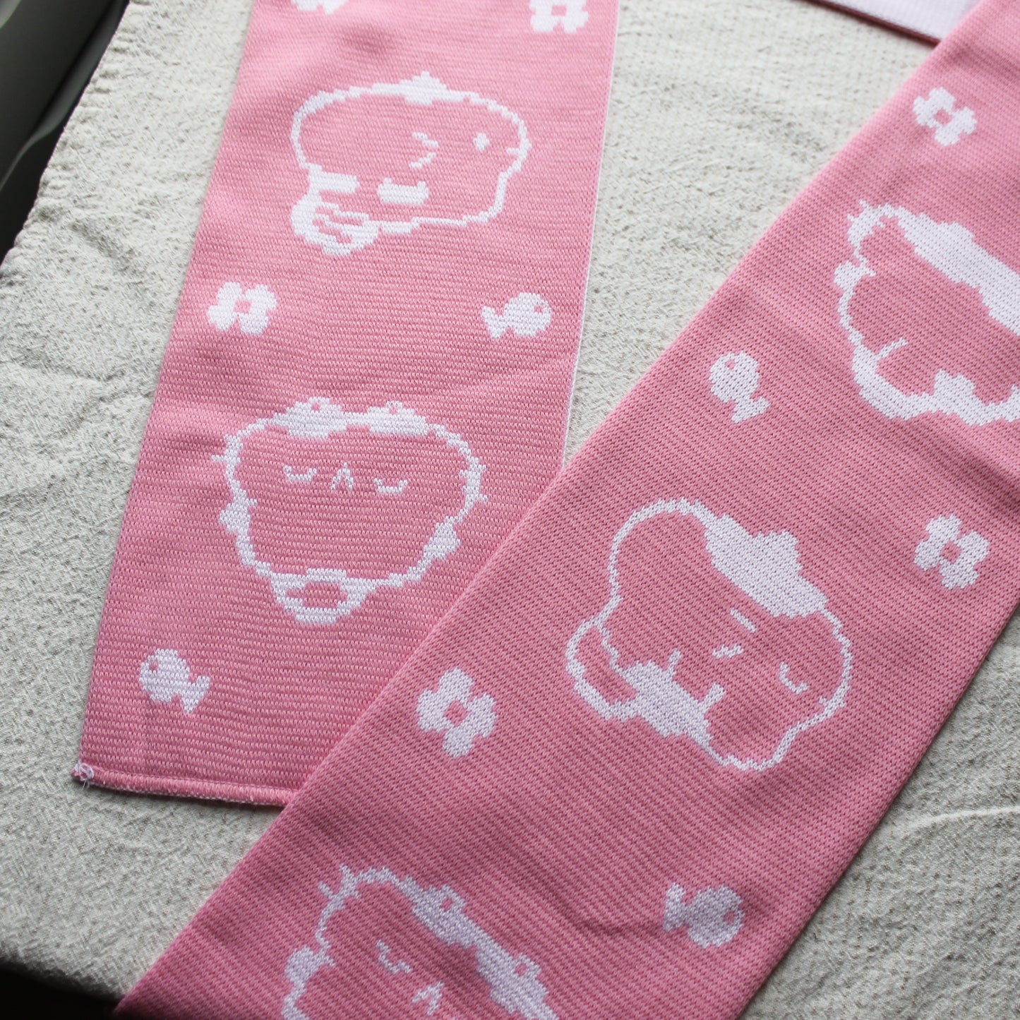 Kitties in Pink Scarf