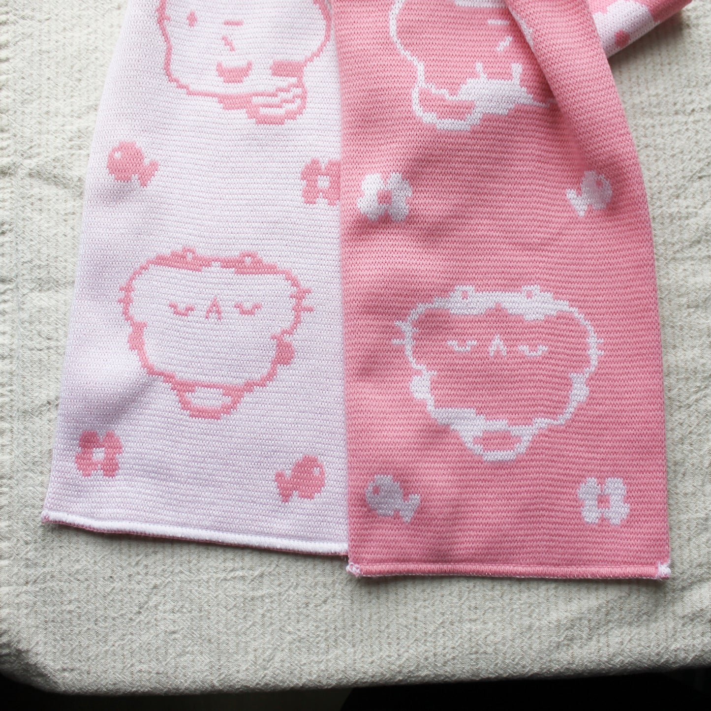 Kitties in Pink Scarf