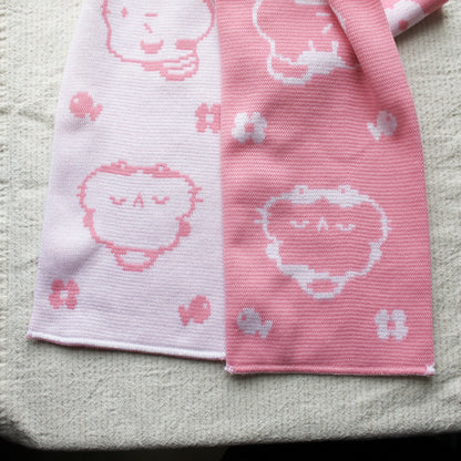 Kitties in Pink Scarf