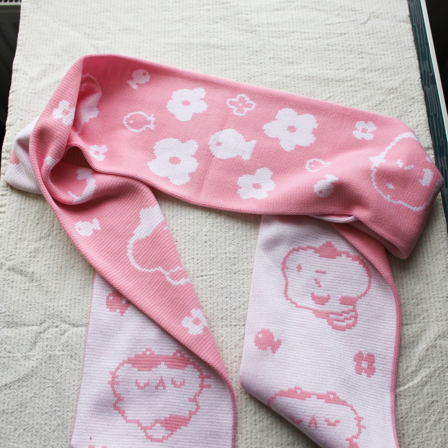 Kitties in Pink Scarf