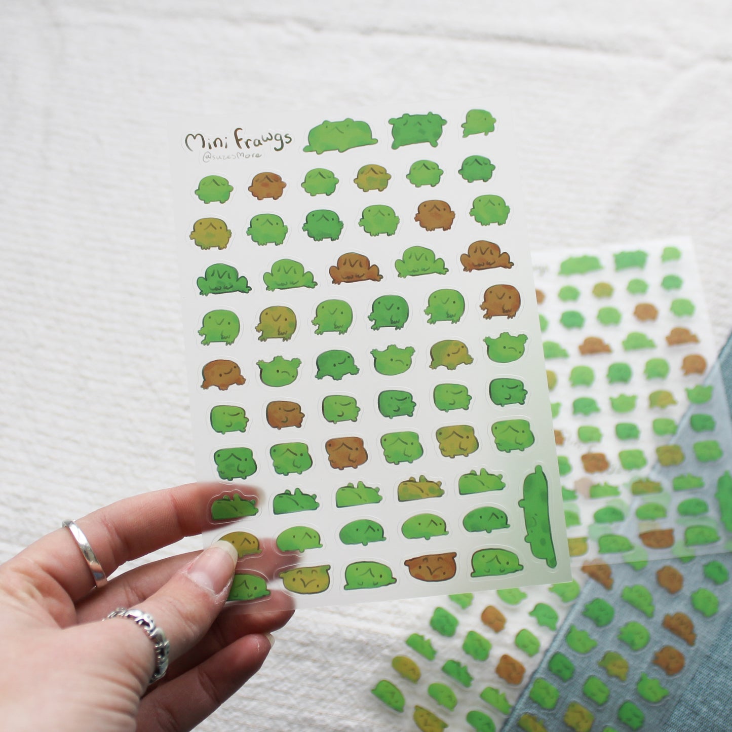 Mini Frawgs Planner Stickersheet