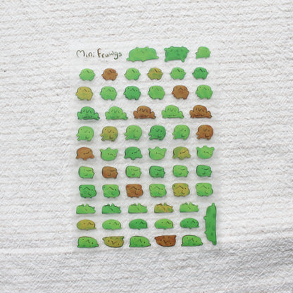 Mini Frawgs Planner Stickersheet