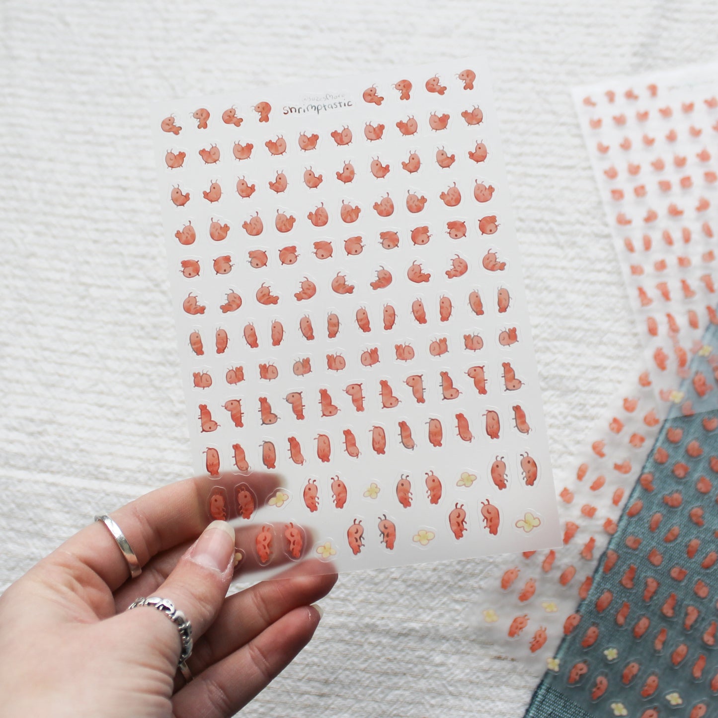 Shrimptastic Planner Stickersheet