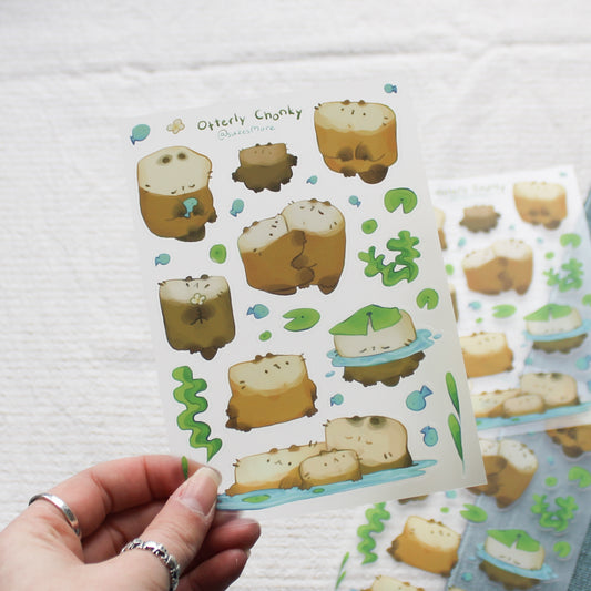 Otterly Chonky Stickersheet